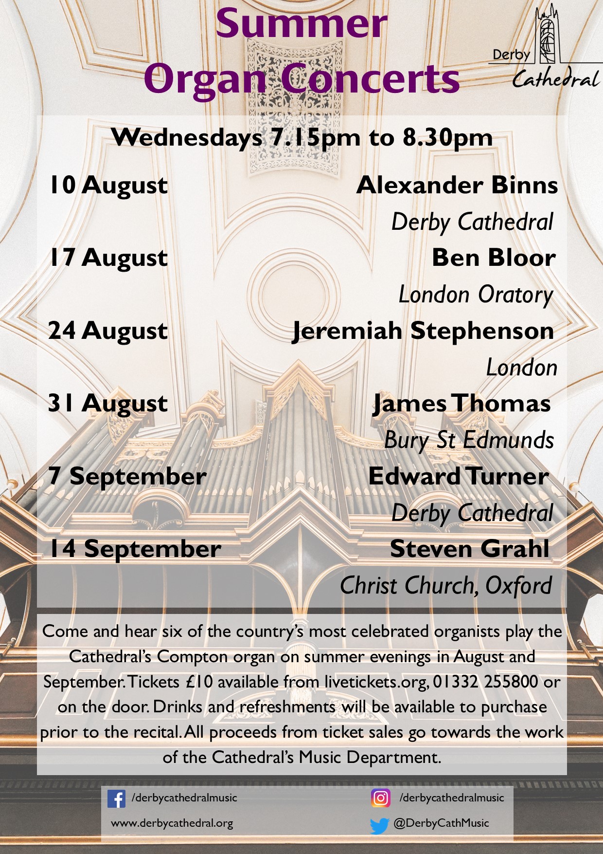 Summer Organ Concert - James Thomas