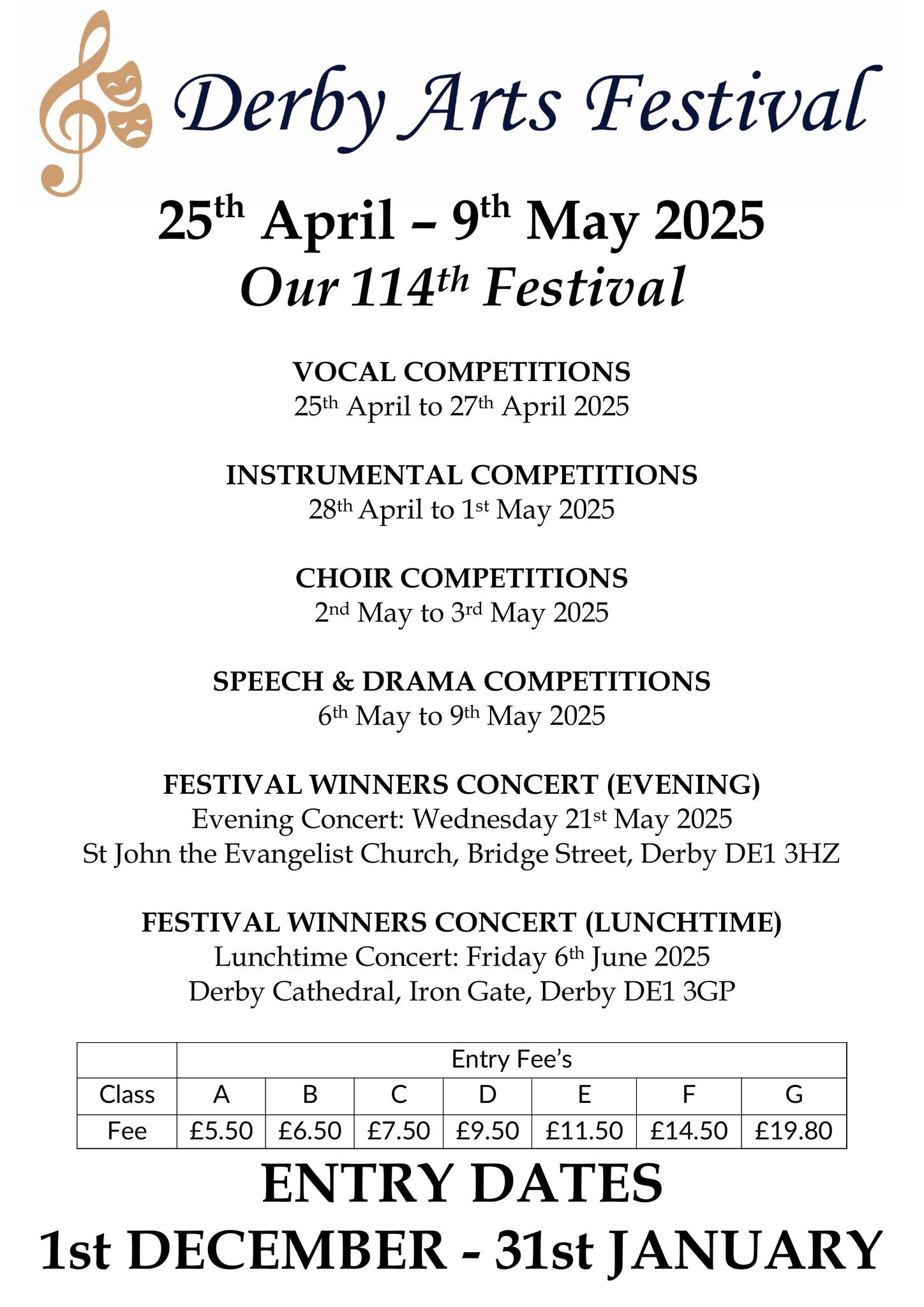 Vocal & Choirs Competitions